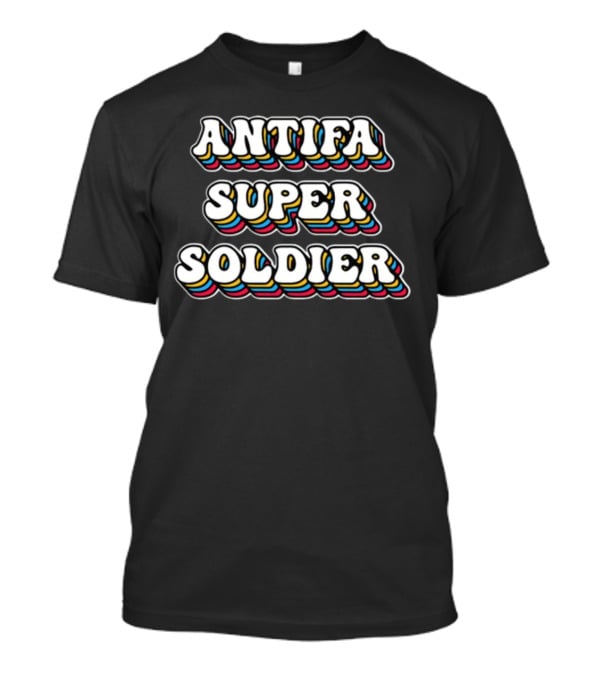 Lia Thomas Antifa Super Soldier Multicolored Retro T-Shirt