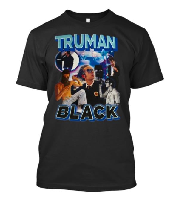 TRUMAN BLACK Iconic Multicolor Collage T-Shirt