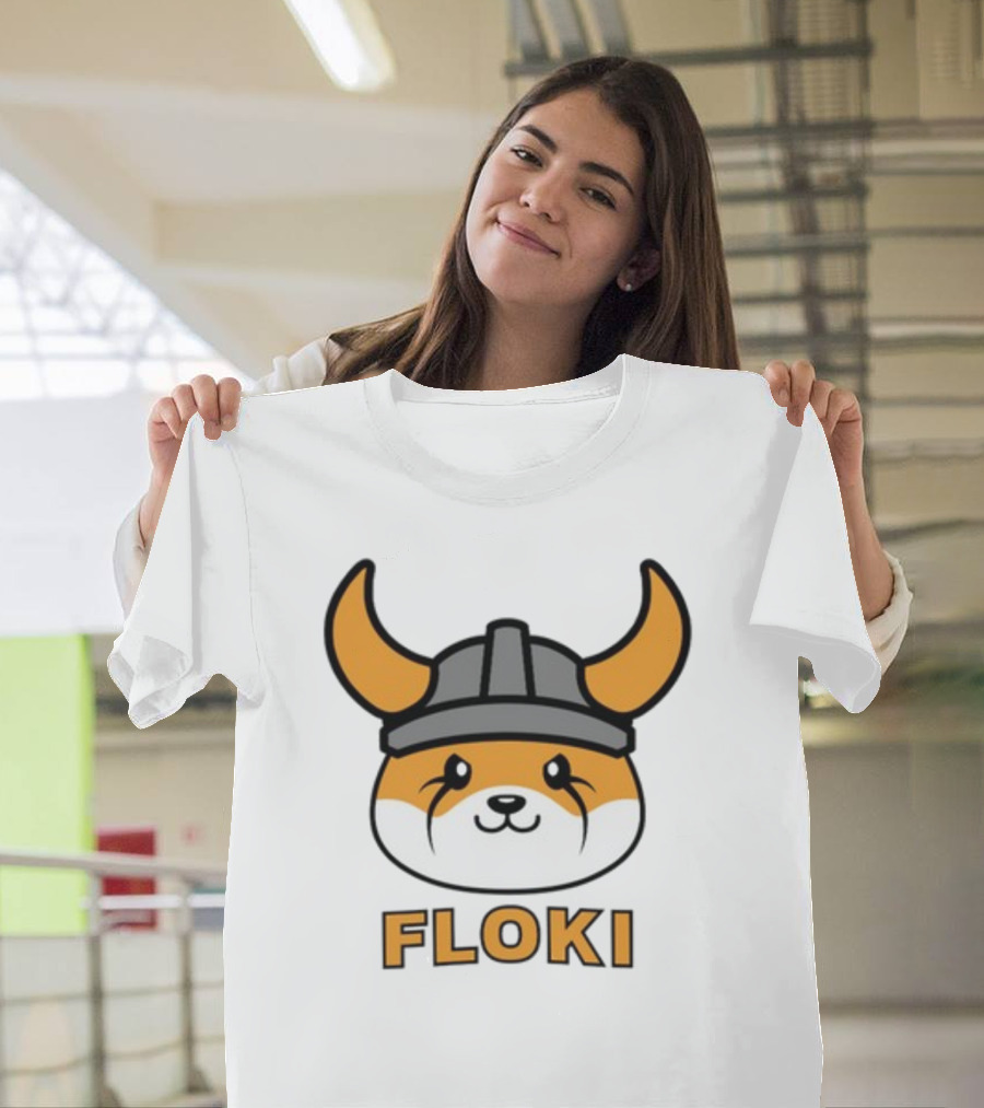 Floki Viking Helmet Dog Face T-Shirt