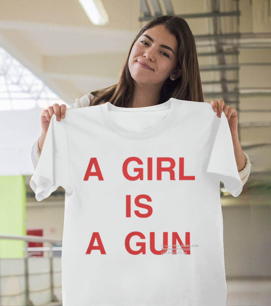 A Girl Is A Gun Pleasures x FTP Los Angeles Collaboration T-Shirt