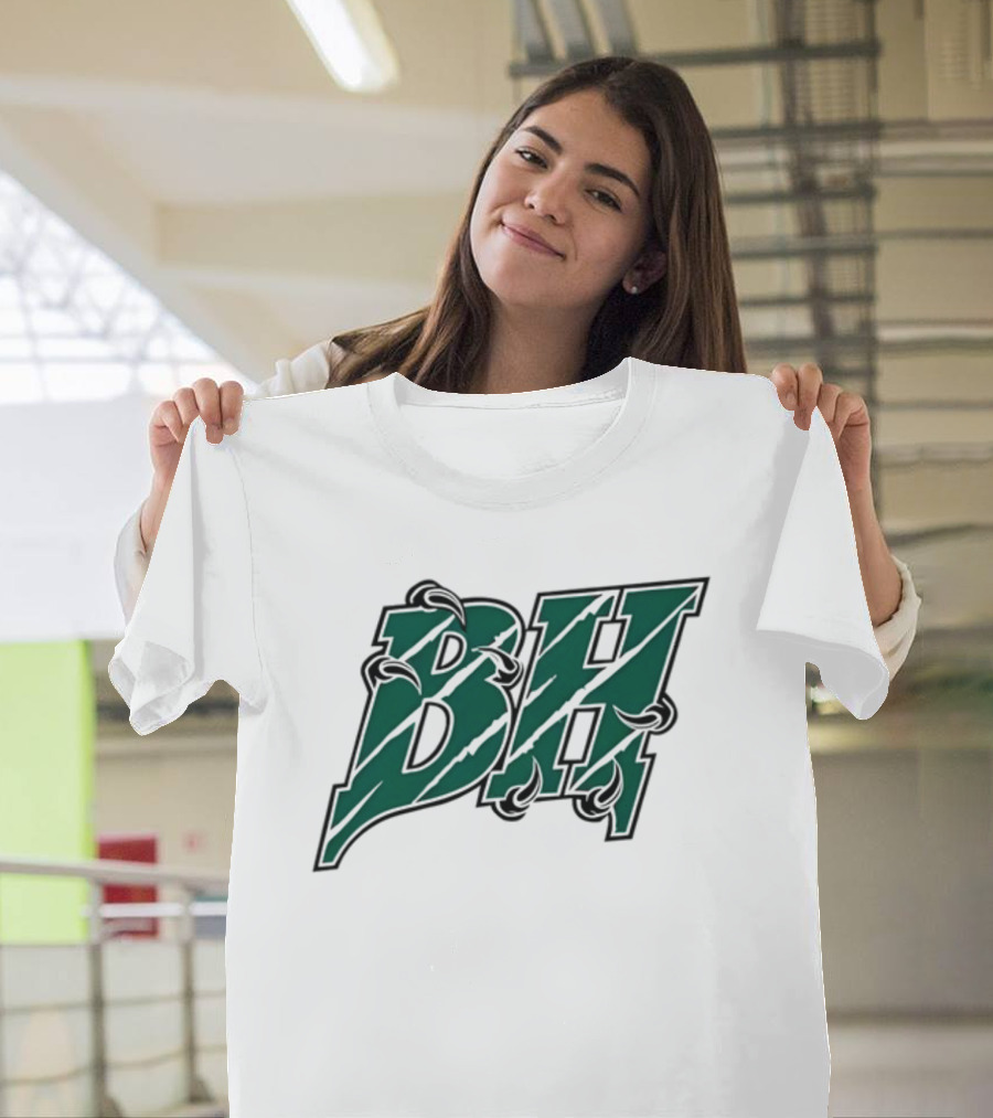 Breece Hall BH Green Claw Marks T-Shirt