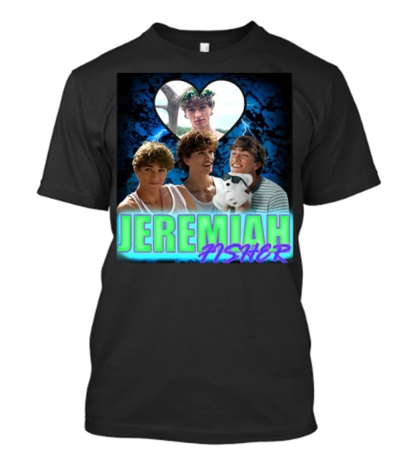 JEREMIAH FISHER Heart Lightning Trio T-Shirt