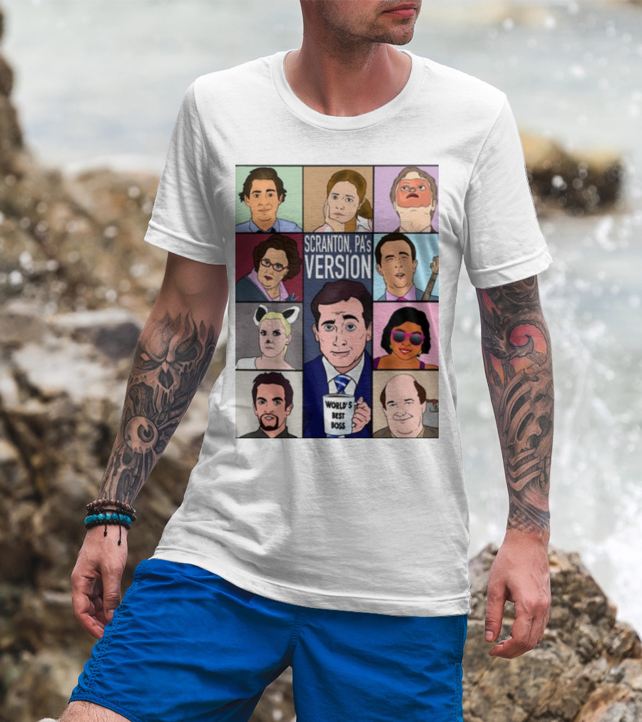Scranton PA's Version The Office Eras World's Best Boss T-Shirt