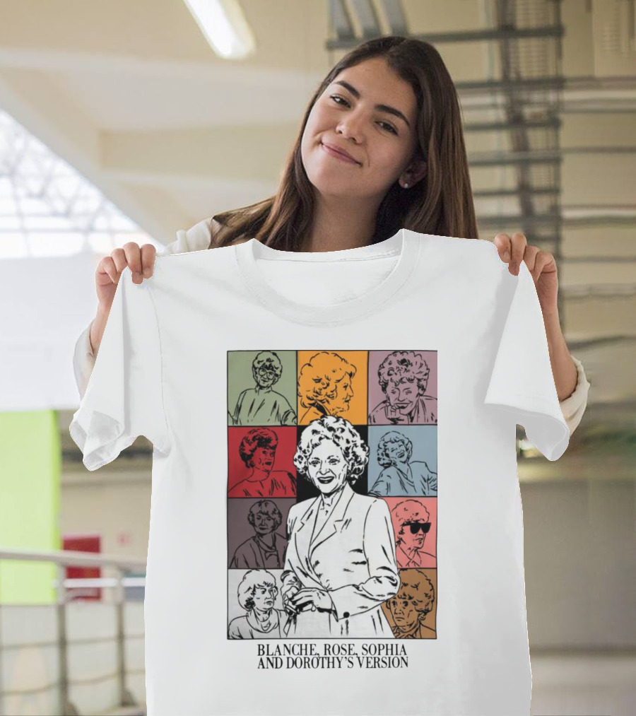 Blanche Rose Sophia Dorothy's Version Pop Art Portraits T-Shirt