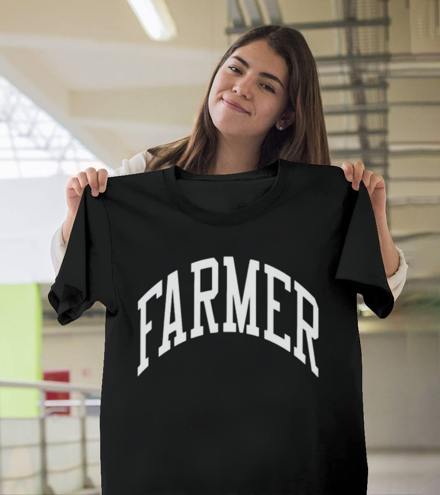 Shane Dawson Farmer Black Arch Text T-Shirt
