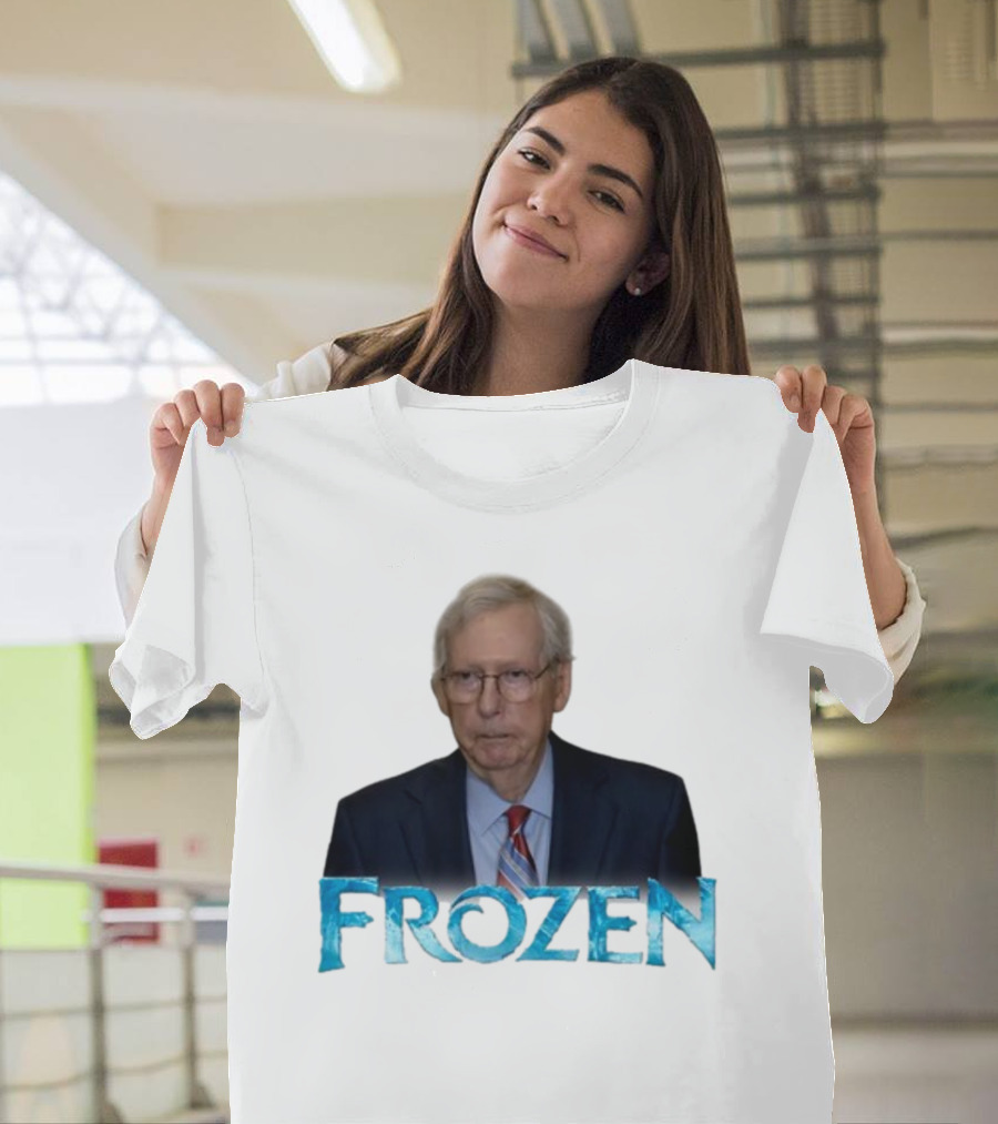 Mitch McConnell Frozen Parody Image With Frozen T-Shirt