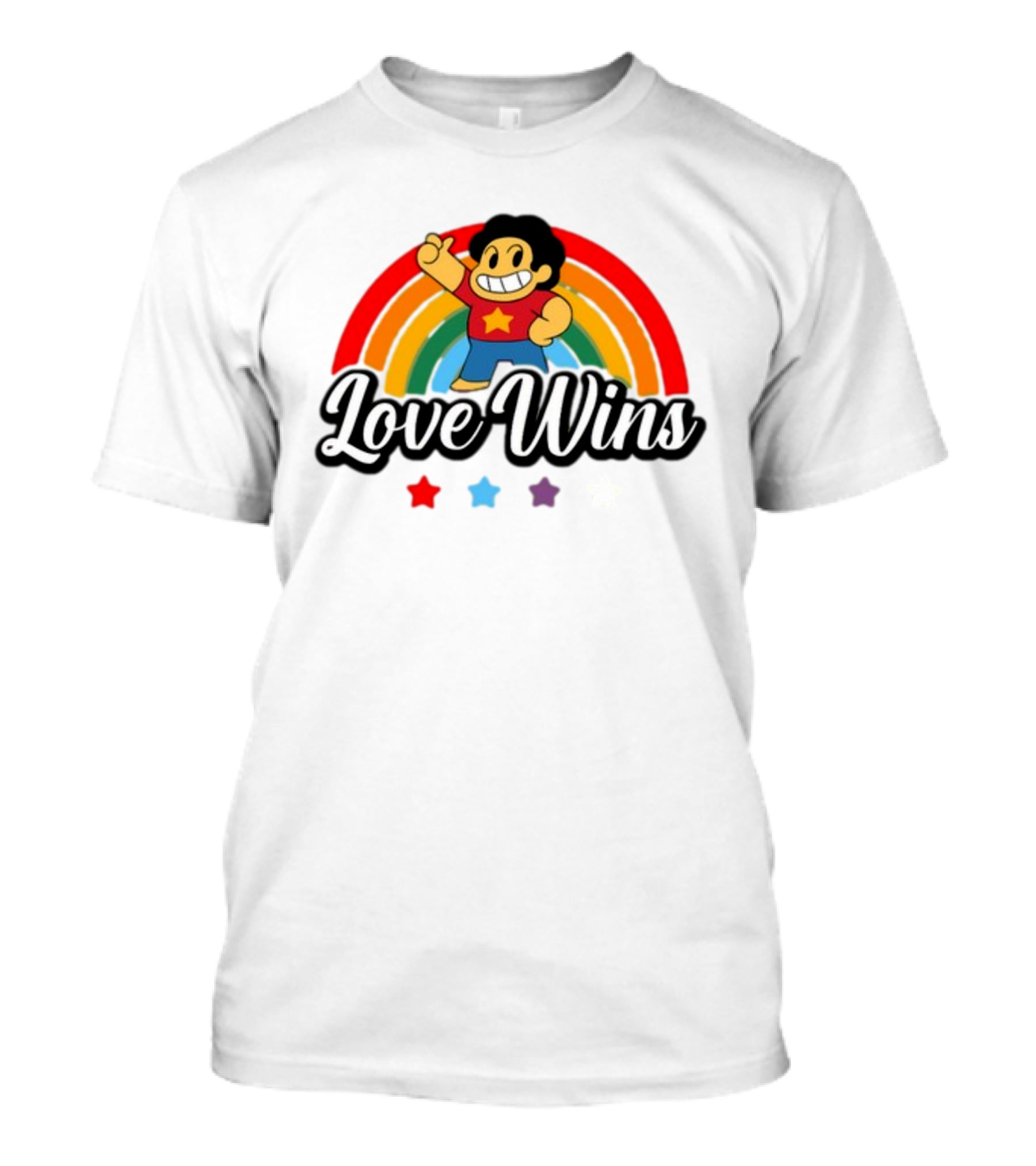 Love Wins Rainbow Steven Universe Star Power T-Shirt
