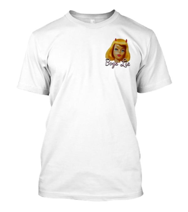 Boys Lie Blonde Devil Girl T-Shirt