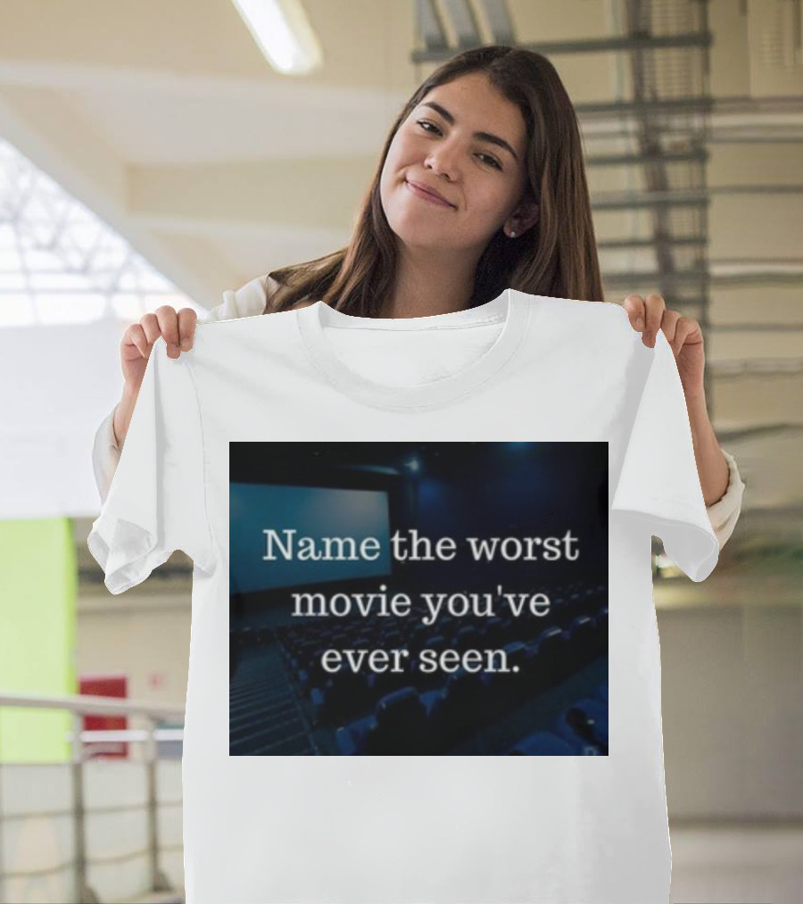 Name The Worst Movie You've Ever Seen Cinema Seats T-Shirt