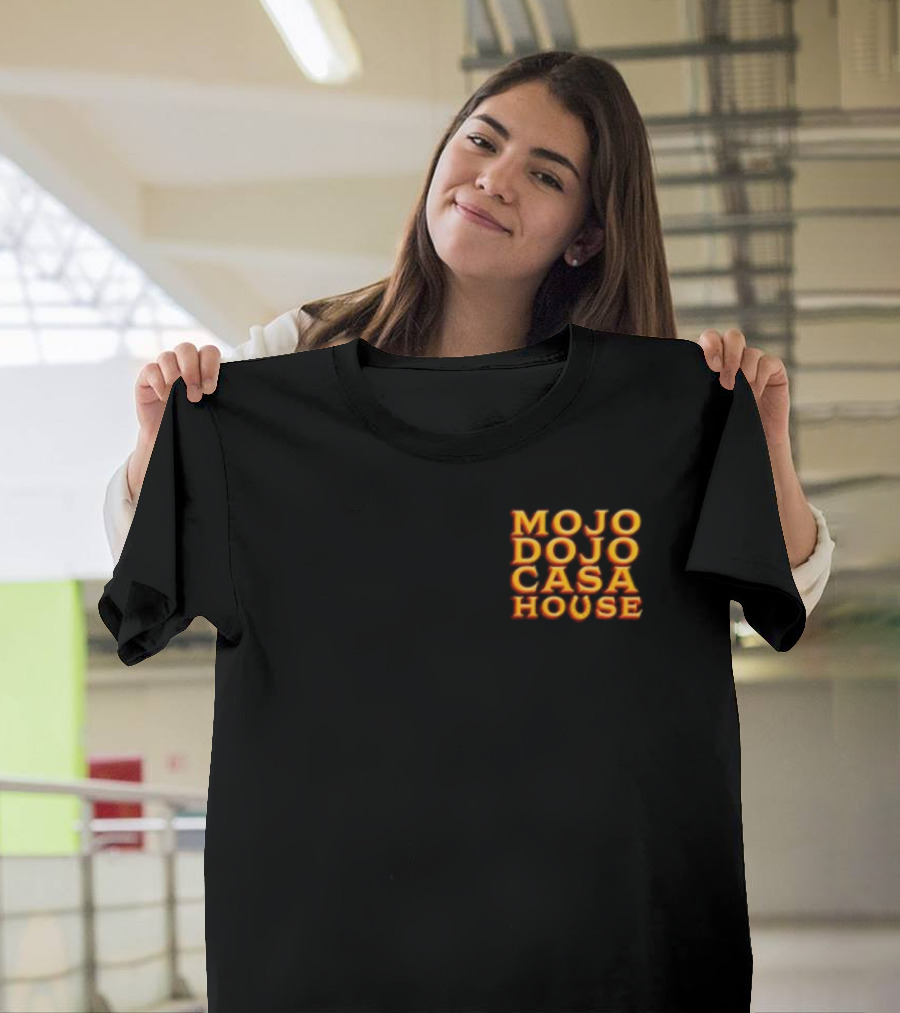 Mojo Dojo Casa House Bold Neon Text T-Shirt