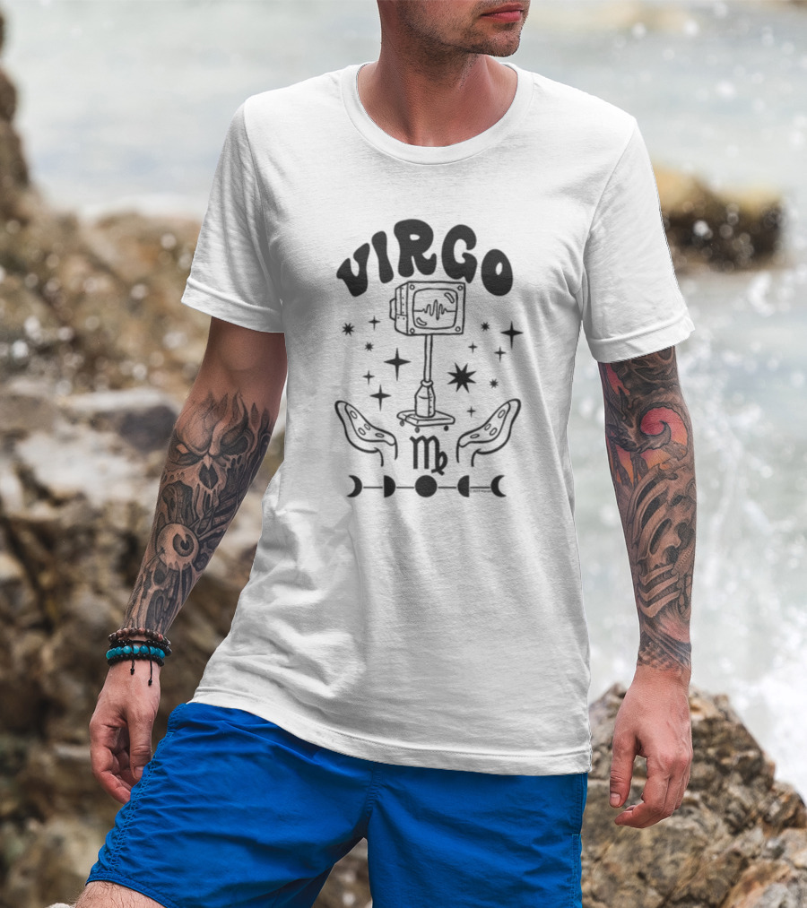 Virgo Spongebob Squarepants Capricorn Celestial T-Shirt