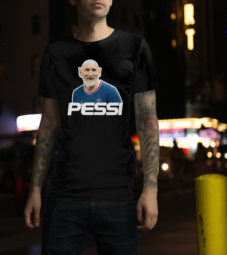 Pessi Football Parody Coach Teeth Smile T-Shirt
