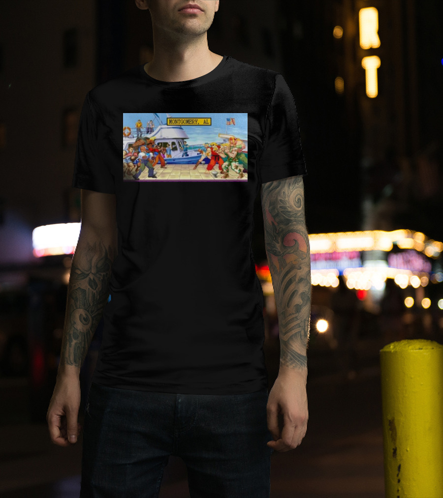 Montgomery AL Boat Dock Brawl Showdown T-Shirt