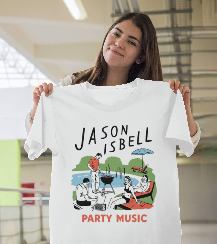 Jason Isbell Poolside Barbecue Party Music T-Shirt