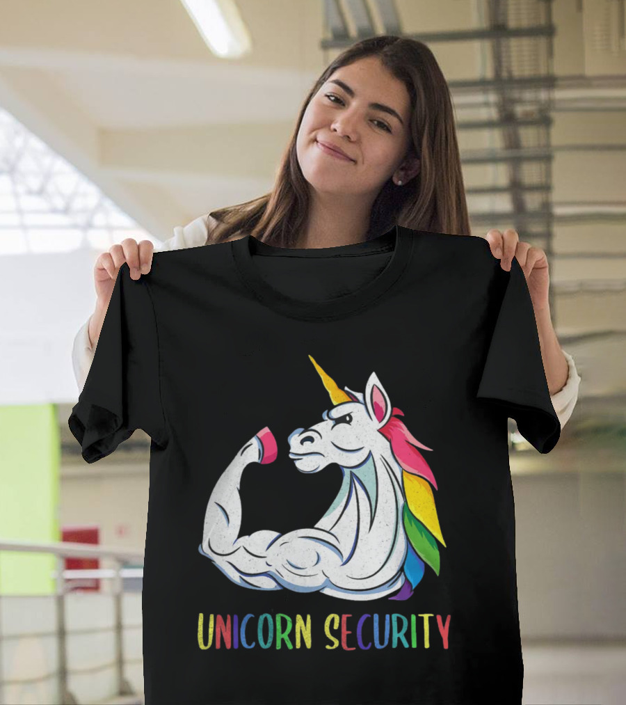 Unicorn Security Daddycorn Mens Cute Halloween Costume T-Shirt