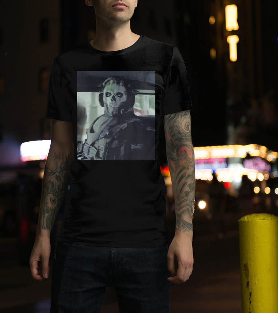 Modern Warfare II Ghost Mask Operator Stare T-Shirt