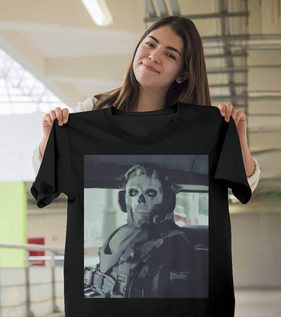 Modern Warfare II Ghost Mask Operator Stare T-Shirt