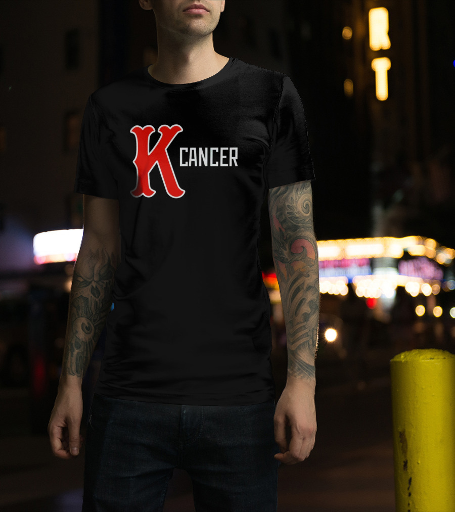Boston Red Sox K Cancer T-Shirt
