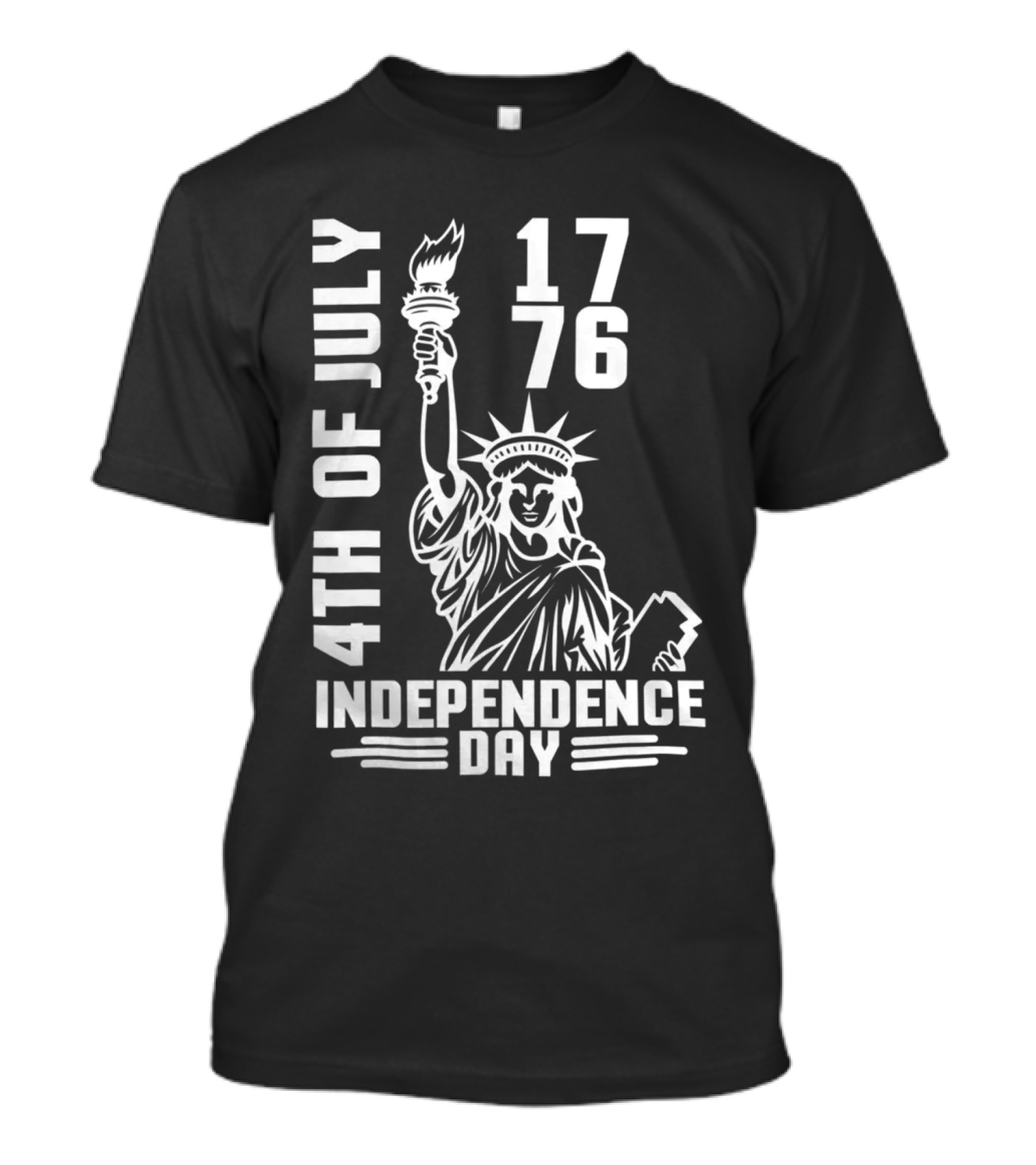 17 76 Liberty 4th Of July Independence Day T-Shirt