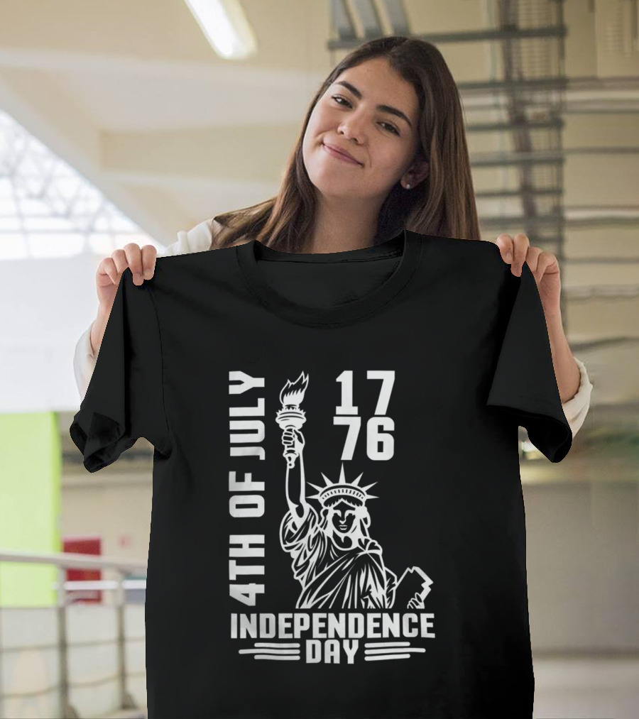 17 76 Liberty 4th Of July Independence Day T-Shirt