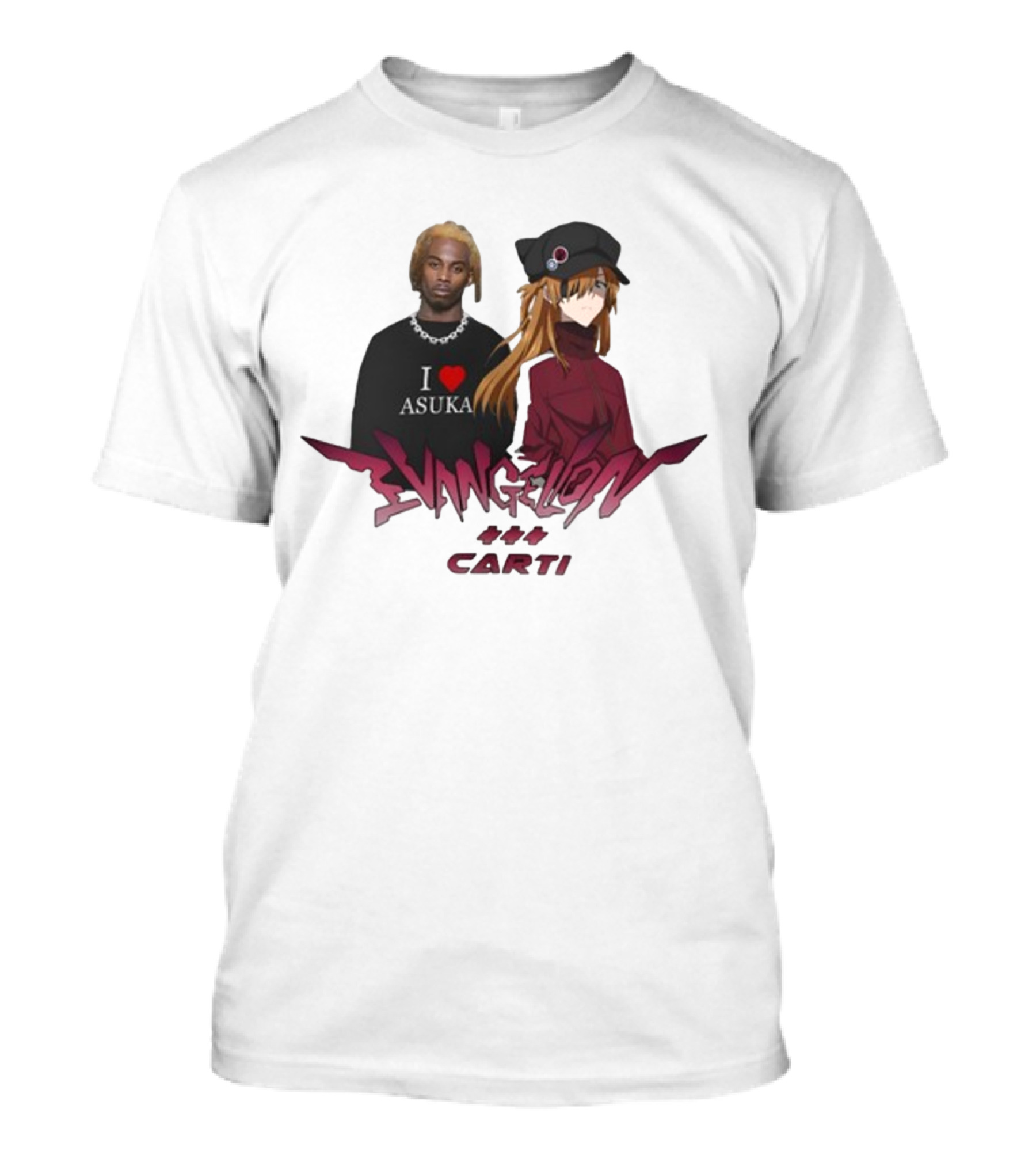 EVANGELION I ASUKA CARTI Collaboration T-Shirt