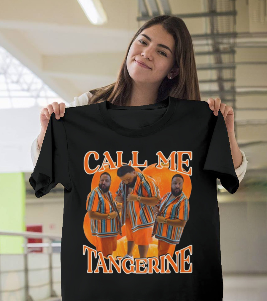 CALL ME TANGERINE DJ KHALED STRIPED T-Shirt