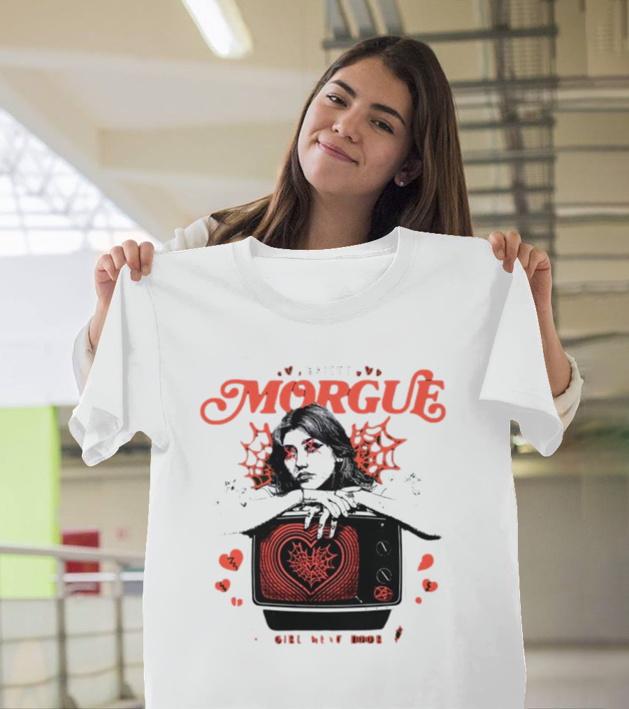 Kailee Morgue Spider Web TV Girl Next Door T-Shirt