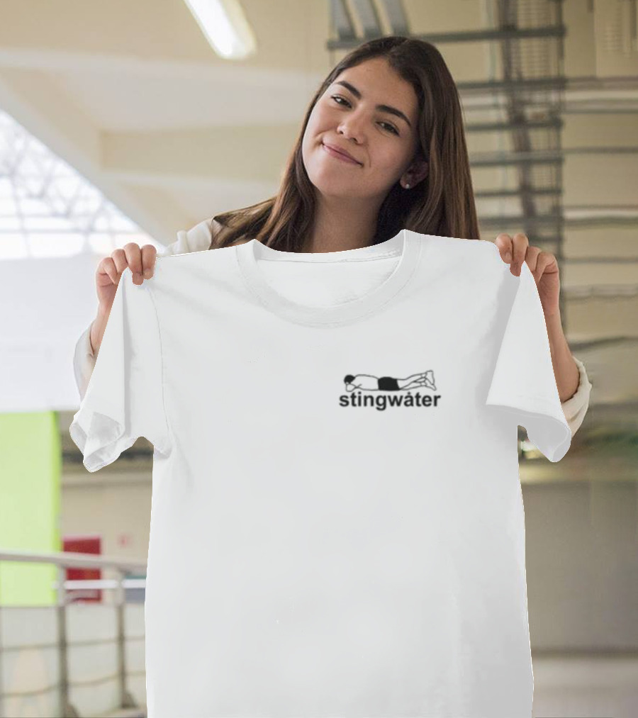 Stingwater Leave Me Alone I'm Havin A Crisis Lying Down Figure T-Shirt