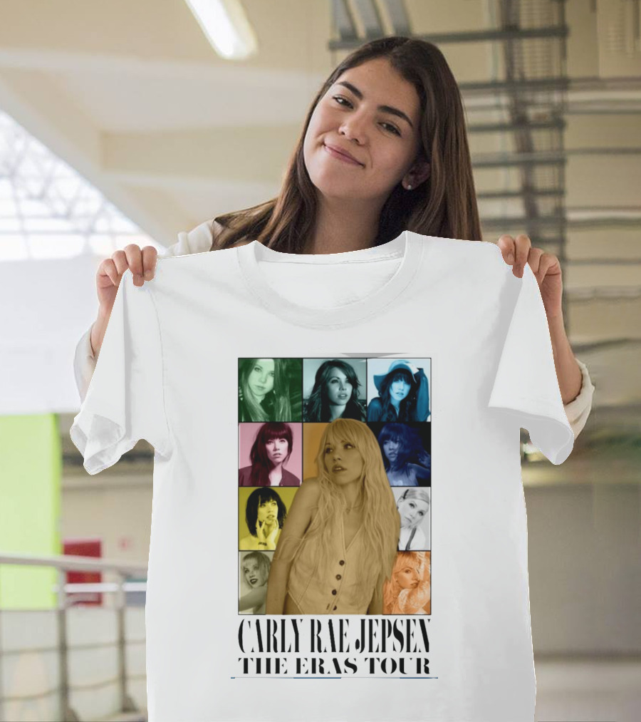 Carly Rae Jepsen The Eras Tour Collage of Portraits T-Shirt