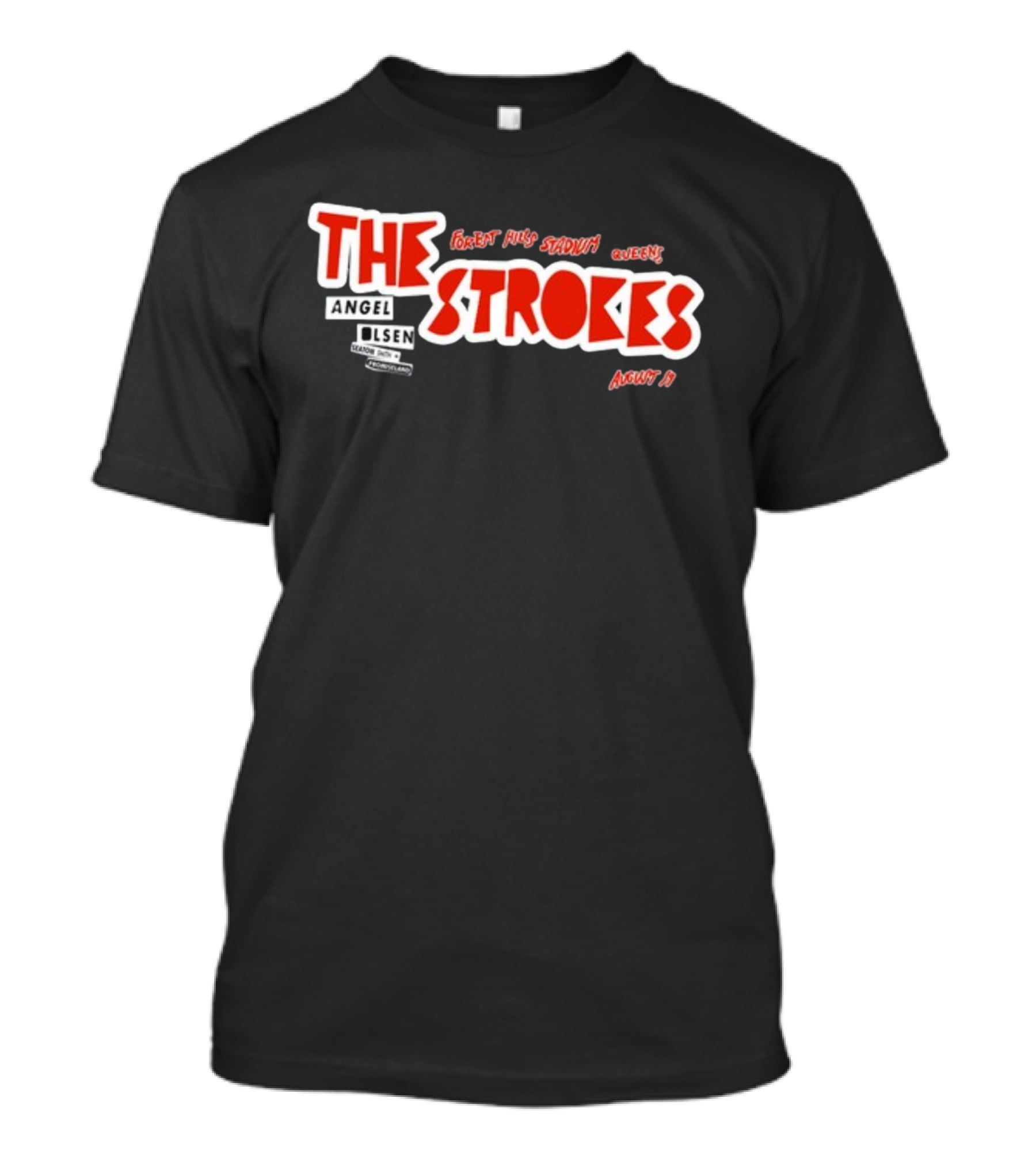 The Strokes Forest Hills Stadium Queens August 19 Angel Olsen T-Shirt