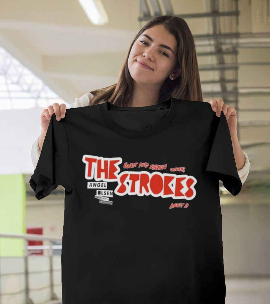 The Strokes Forest Hills Stadium Queens August 19 Angel Olsen T-Shirt