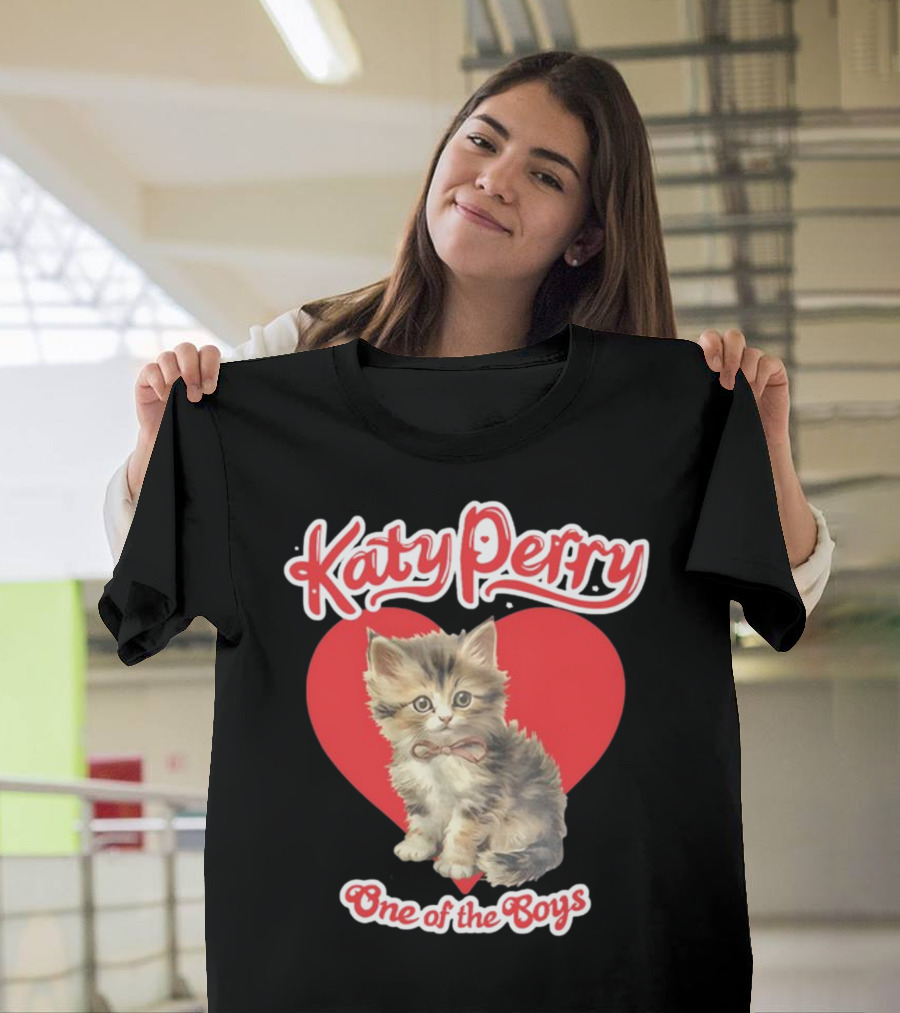Katy Perry Cat One Of The Boys New T-Shirt