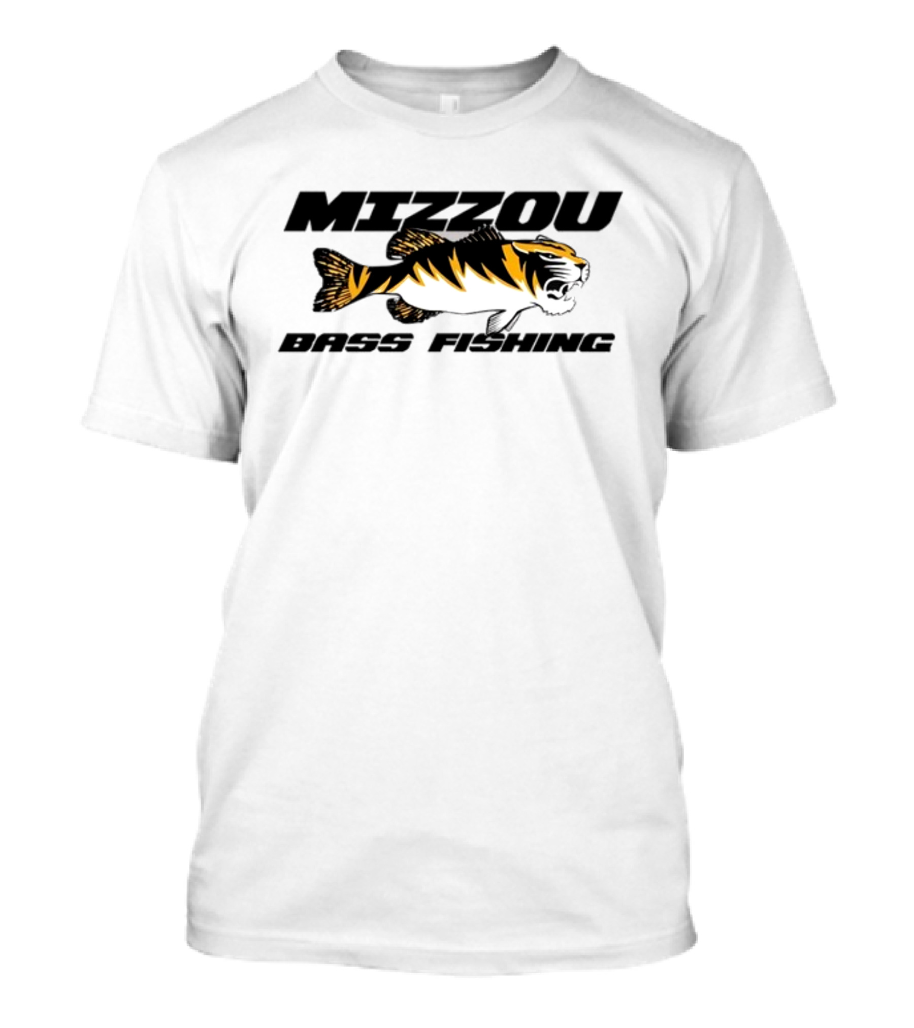 Mizzou Bass Fishing Tiger Stripe T-Shirt