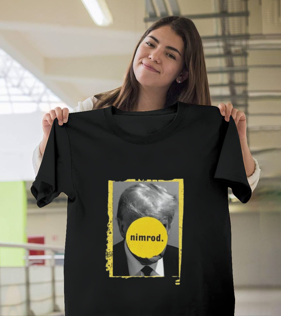 Trump Nimrod 45 Yellow Circle Cover Image T-Shirt