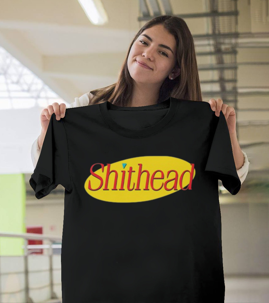 Shithead Yellow Oval T-Shirt