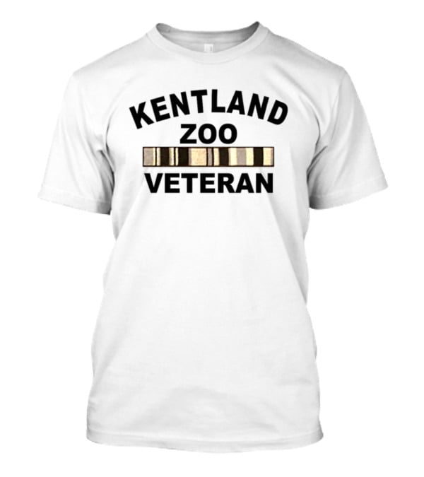 Kentland Zoo Veteran With Gold Bar Accents T-Shirt