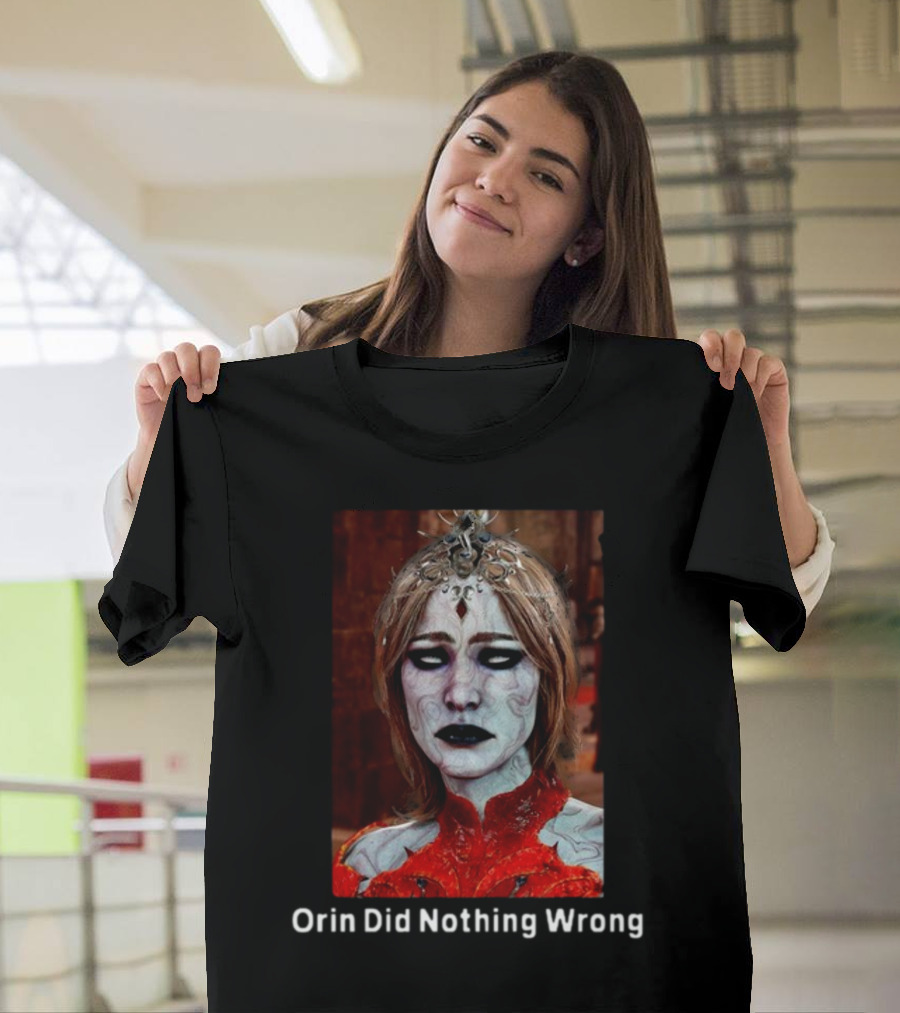 Orin Did Nothing Wrong Mysterious Gothic Character T-Shirt