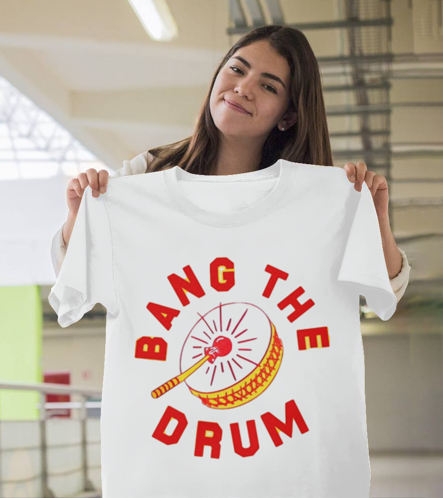 Bang The Drum Classic Percussion Icon T-Shirt