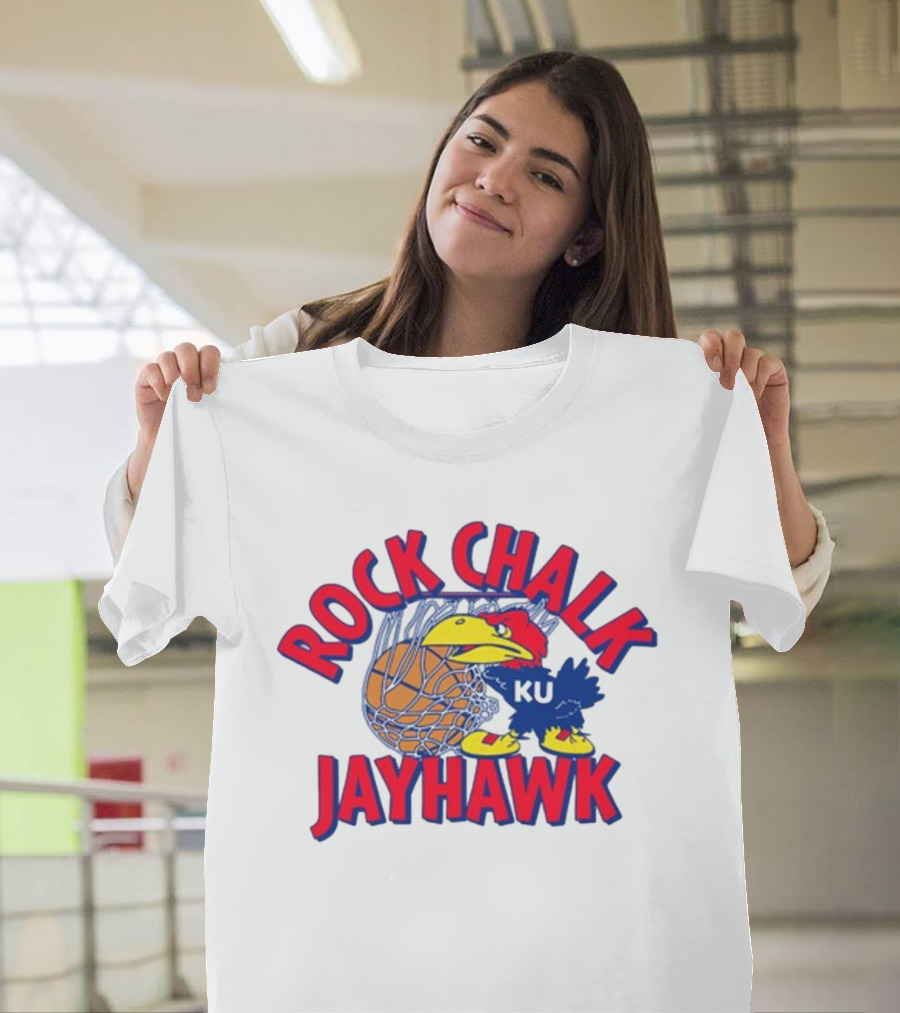 Rodger Sherman Rock Chalk Jayhawk KU Basketball T-Shirt
