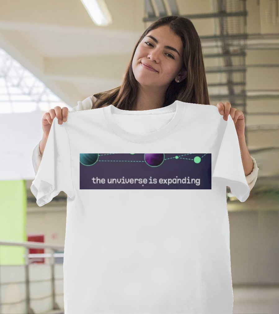 Jo3car The Universe Is Expanding Planets and Cosmic Lines T-Shirt