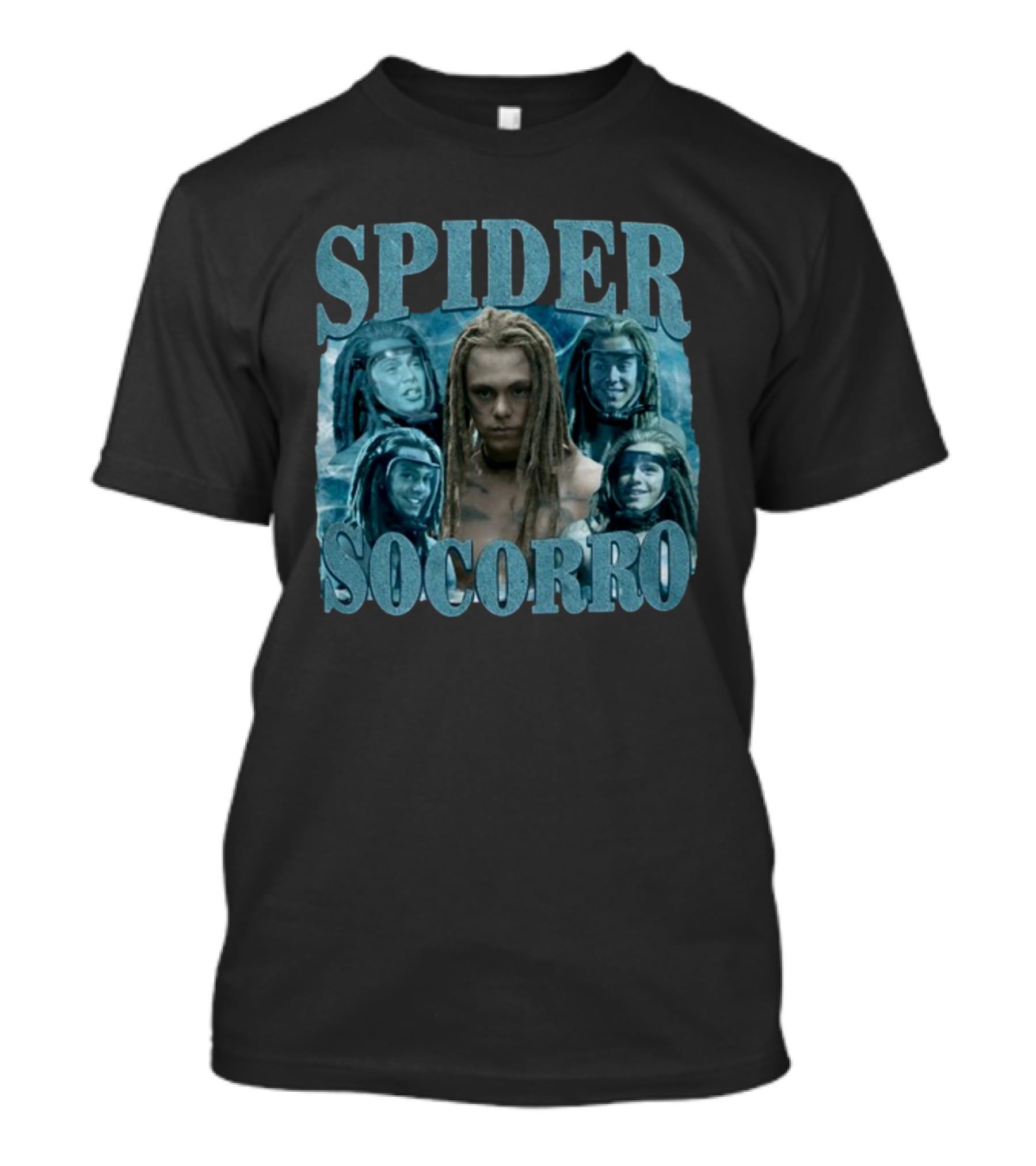 Spider Socorro Avatar Movie Character Collage T-Shirt