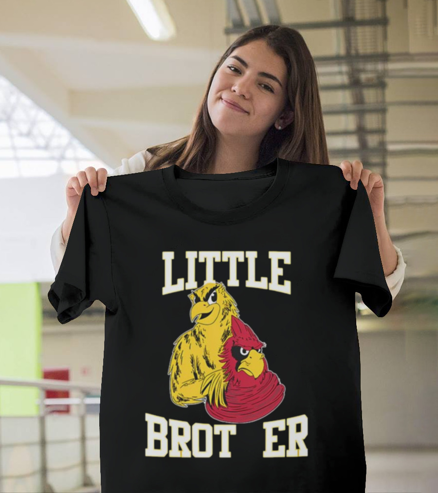 LITTLE BROTHER Iowa Hawkeyes Iowa State Cyclones Rivalry T-Shirt
