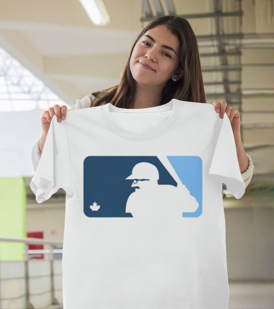 Davis Schneider's Babe Schneider Baseball Silhouette with Canadian T-Shirt