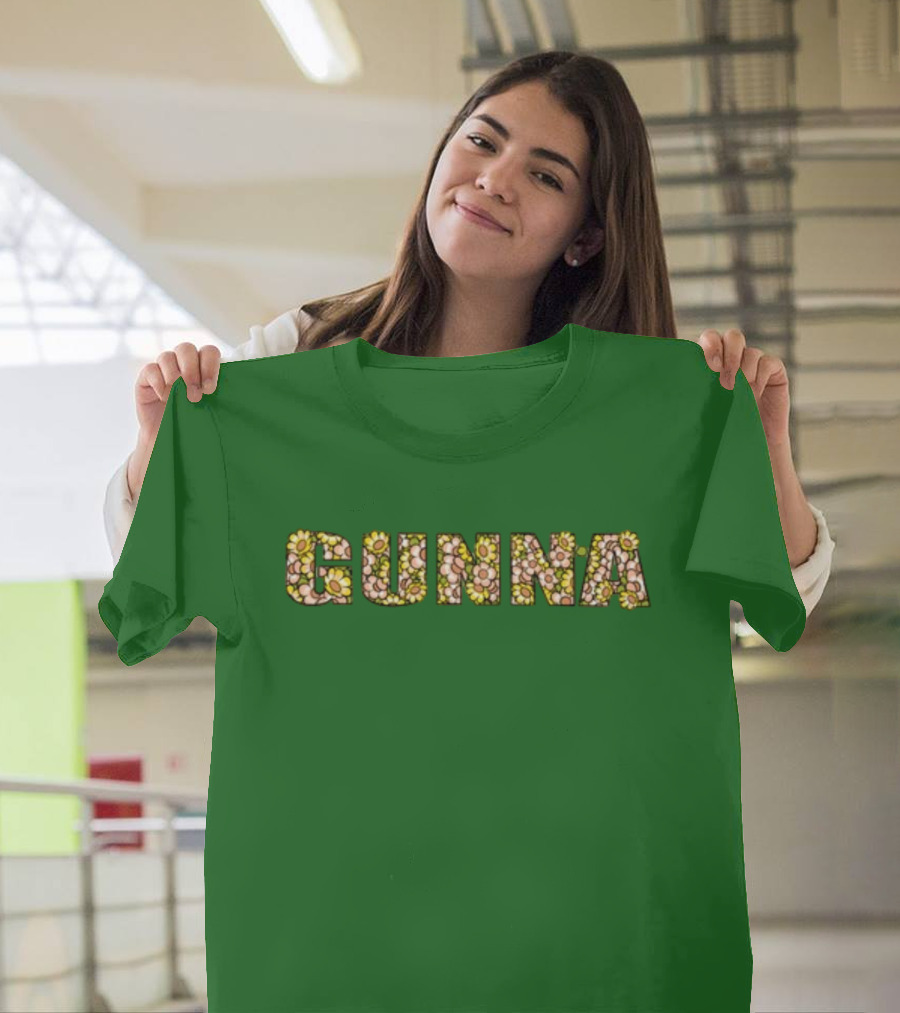Gunna Wunna Floral Pattern Wun Night Only T-Shirt