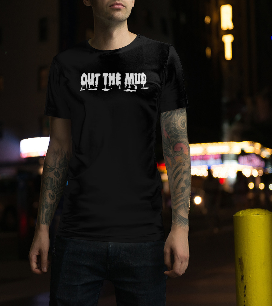 Paul Reed Out The Mud Journey Dripping Text T-Shirt