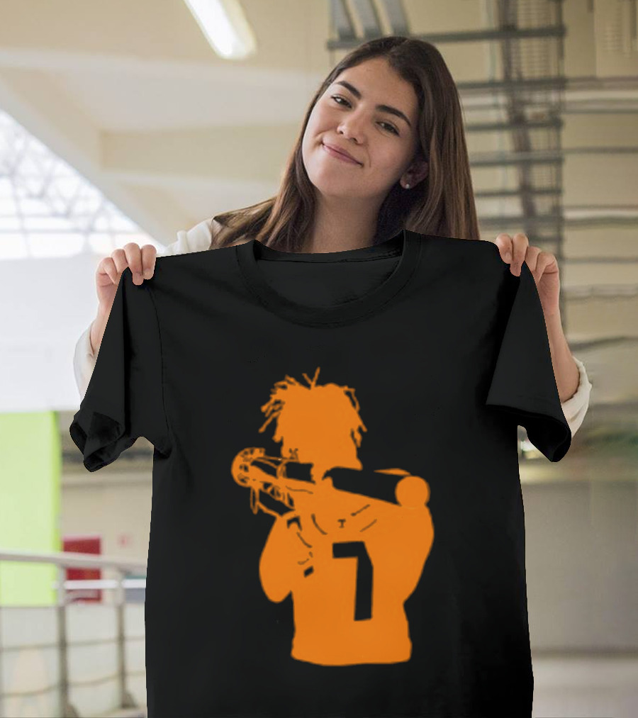 Vol Locked And Loaded Number 7 Football Rocket T-Shirt