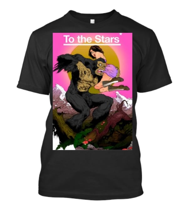 To The Stars Bigfoot Comic By Thomas Tenney T-Shirt