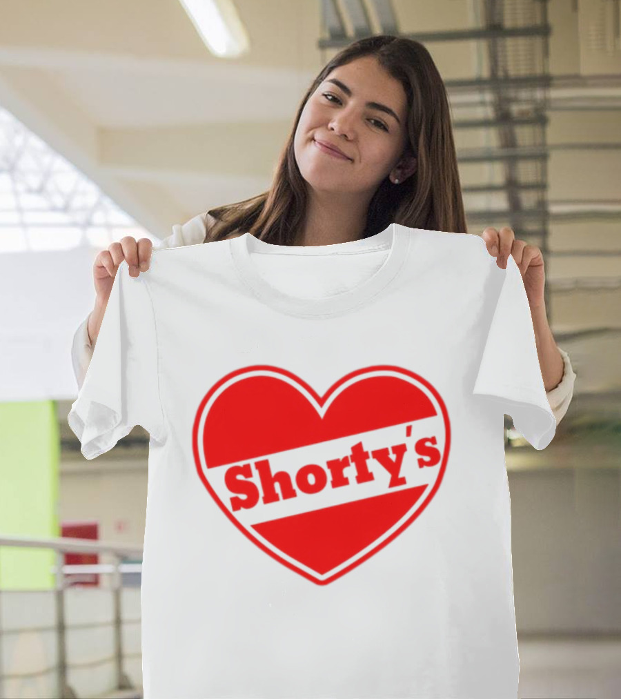 Shorty's Heart Logo Red Heart T-Shirt