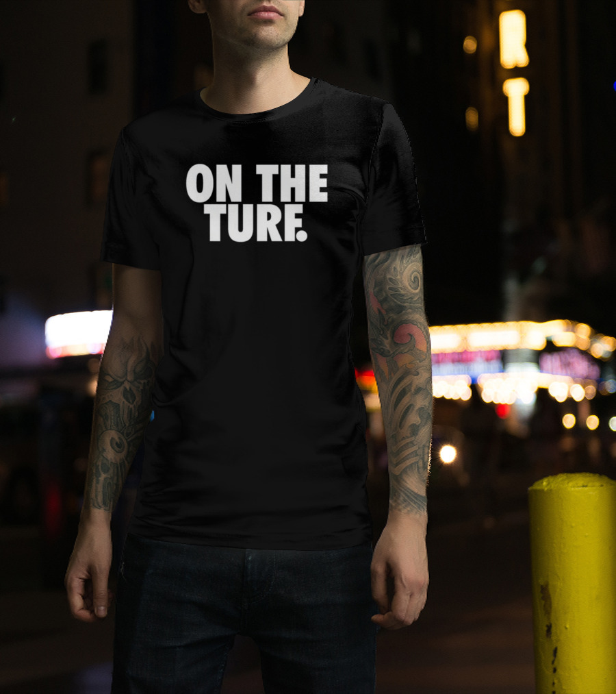 Bornxraised On The Turf Streetwear Aesthetic T-Shirt
