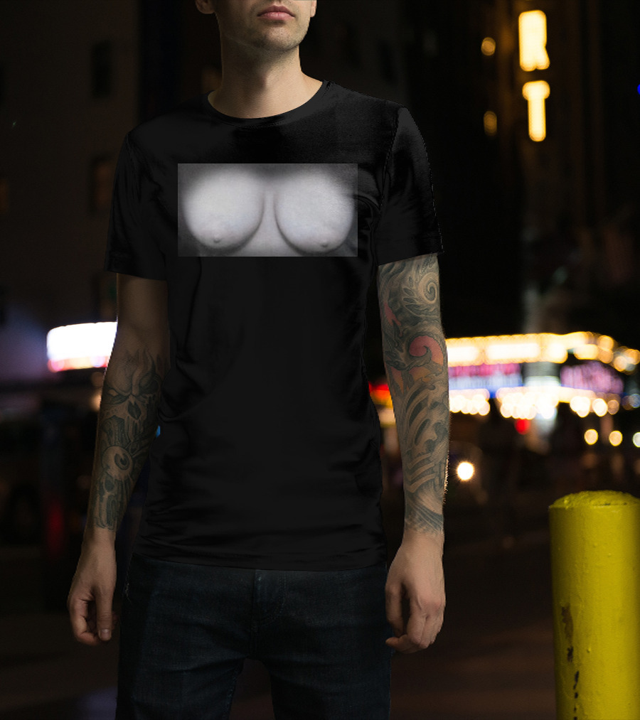 Je Suis Problématique Optical Illusion Bust T-Shirt